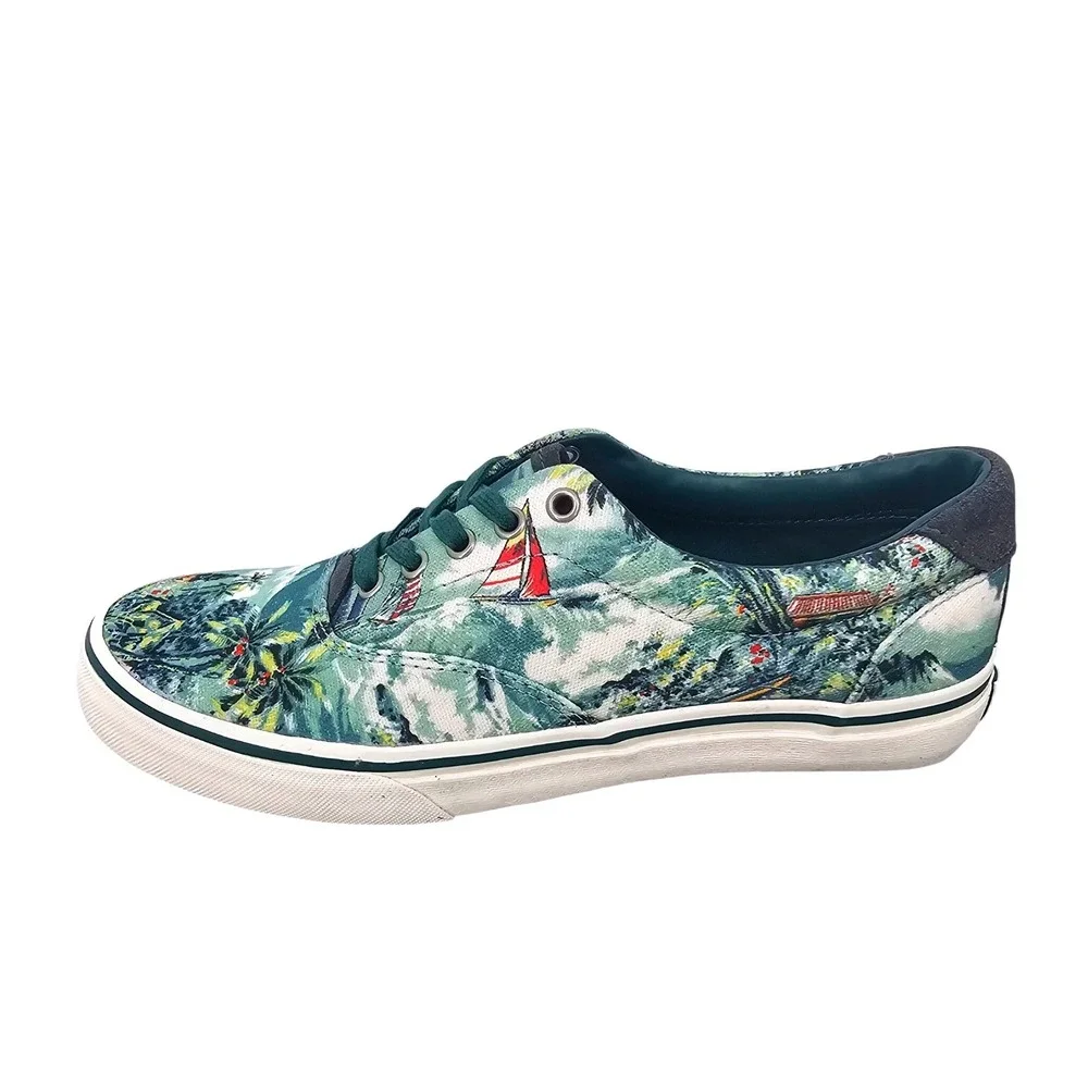 Polo Ralph Lauren Mens Boat Shoe 7.5D Thorton III Hawaii Aloha Nautical NEW‎ NWT